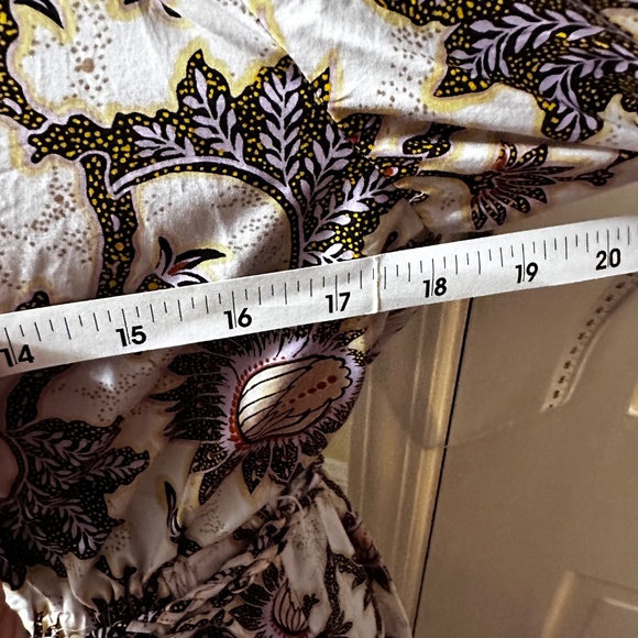 Cotton dress with puff sleeves - Picture 11 of 12